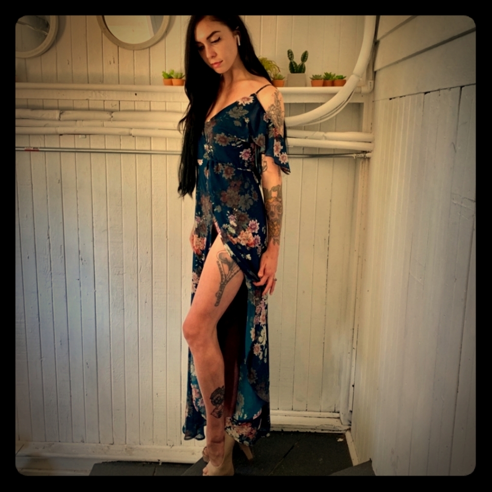 Yumi Kim floral wrap dress